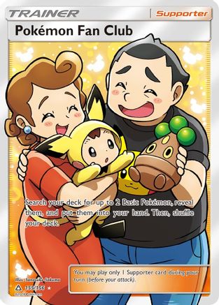 Pokemon Fan Club (Full Art) (155/156) [SM  Ultra Prism] Holofoil - Ultra Rare