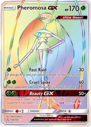 Pheromosa GX (Secret Rare) (158/156) [SM  Ultra Prism] Holofoil - Secret Rare