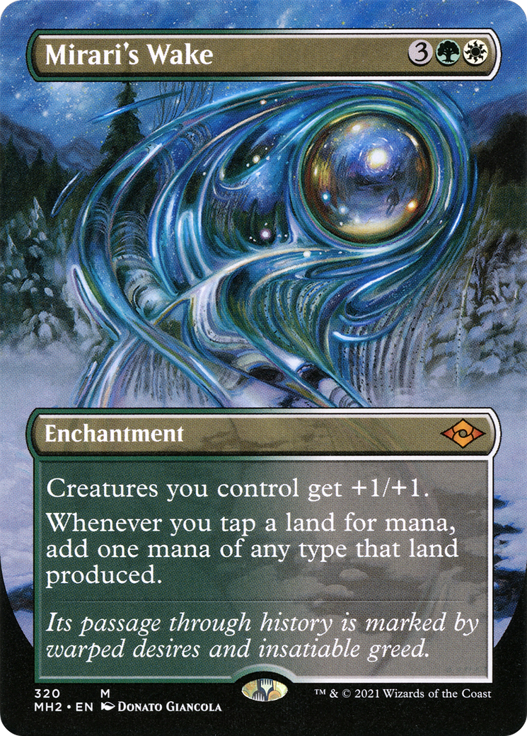 Mirari's Wake (Borderless) (MH2-320) (Borderless) [Modern Horizons 2] Foil