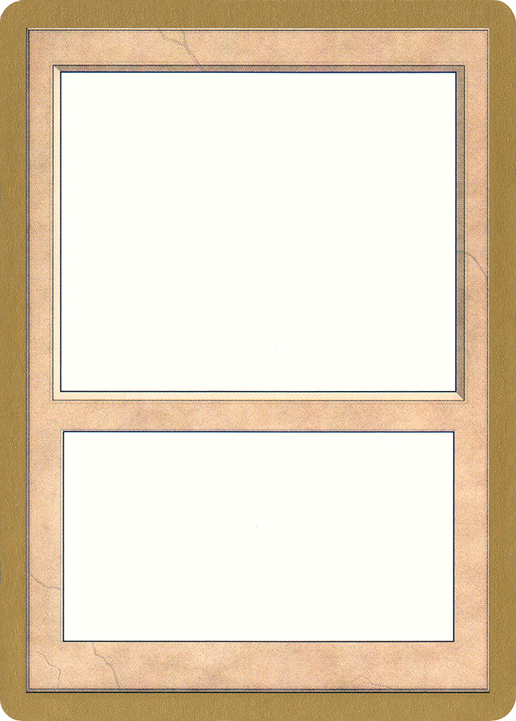 Blank Card (WC99-00B) [World Championship Decks 1999]