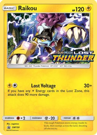 Raikou (Prerelease) (SM150/248) [SM Promos] Holofoil - Promo