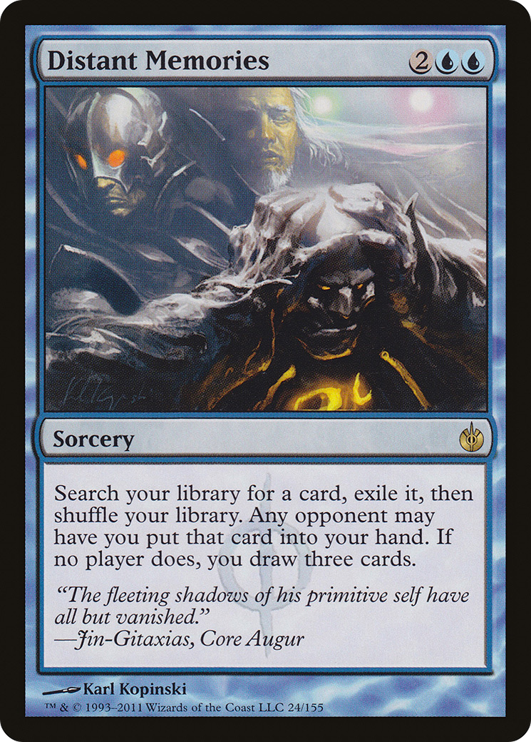 Distant Memories (MBS-024) [Mirrodin Besieged] Foil