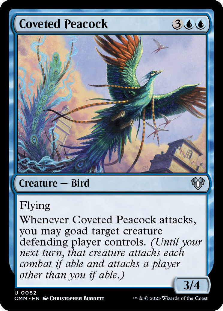Coveted Peacock (CMM-082) [Commander Masters]
