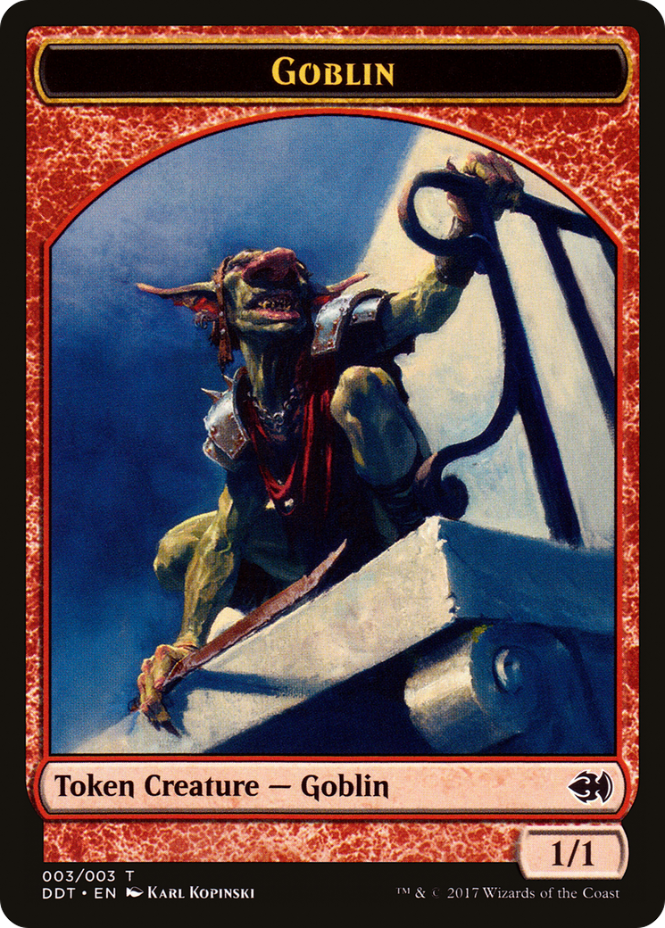 Goblin Token (DDT-003) [Duel Decks: Merfolk vs. Goblins Tokens]