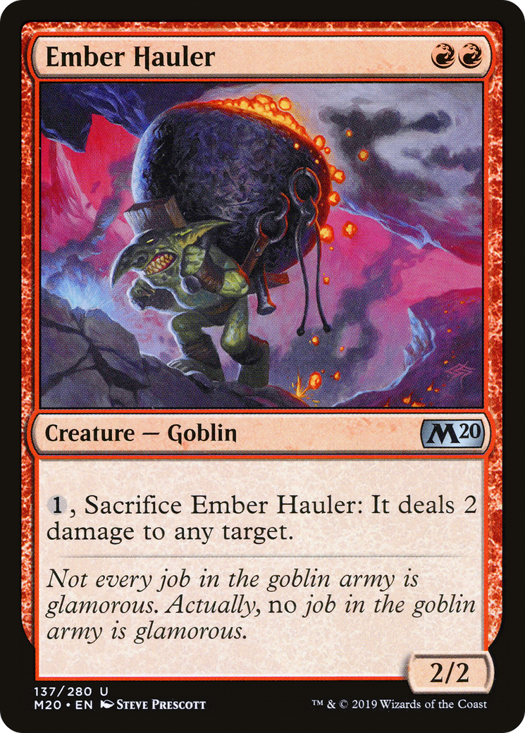 Ember Hauler (M20-137) [Core Set 2020] Foil