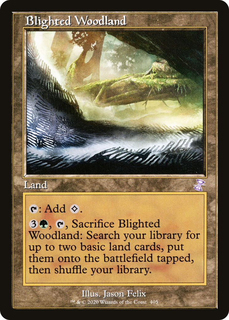 Blighted Woodland (TSR-405) [Time Spiral Remastered] Foil