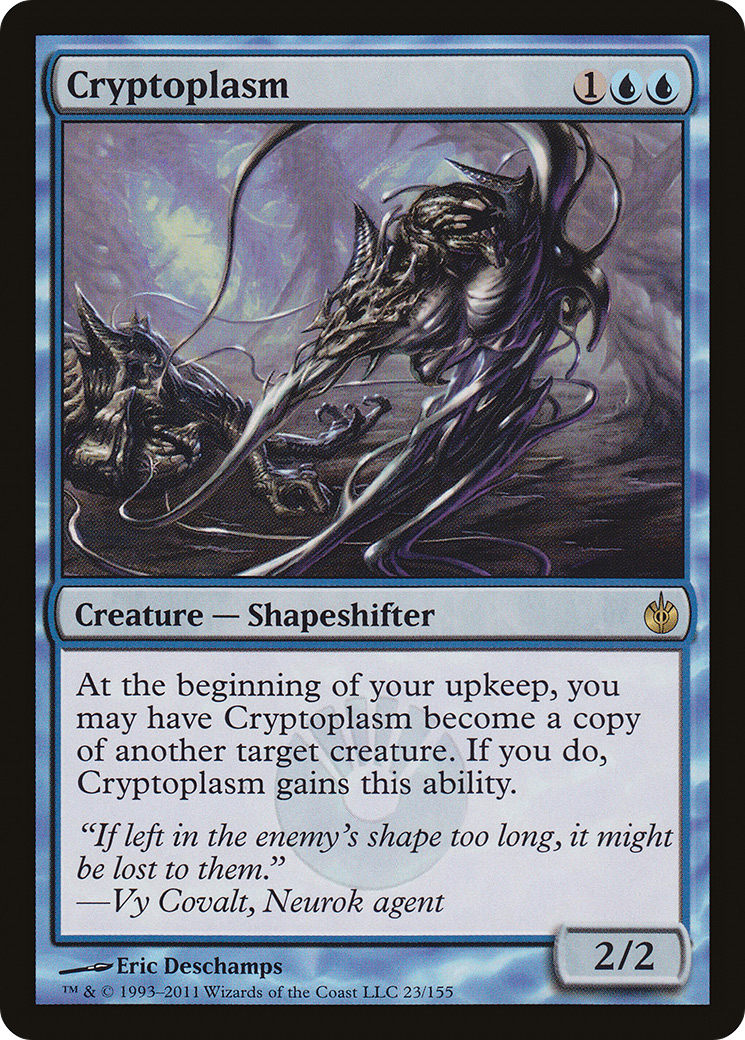 Cryptoplasm (MBS-023) [Mirrodin Besieged] Foil