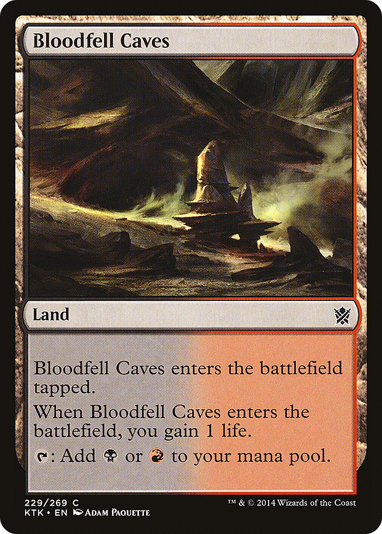 Bloodfell Caves (KTK-229) [Khans of Tarkir]