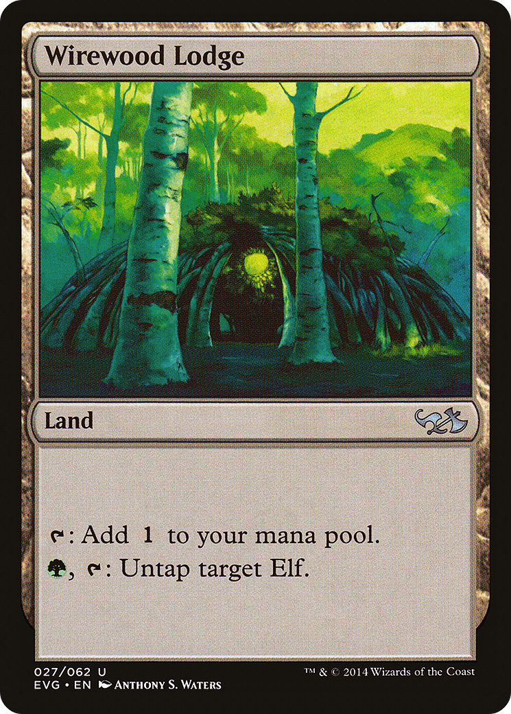 Wirewood Lodge [Duel Decks Anthology: Elves vs. Goblins] Foil