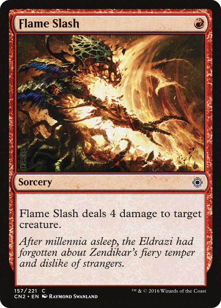 Flame Slash (CN2-157) [Conspiracy: Take the Crown]