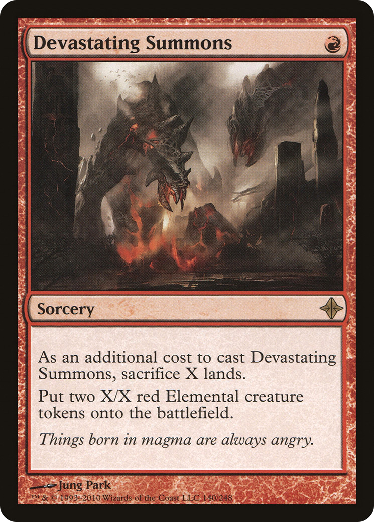 Devastating Summons (ROE-140) [Rise of the Eldrazi]