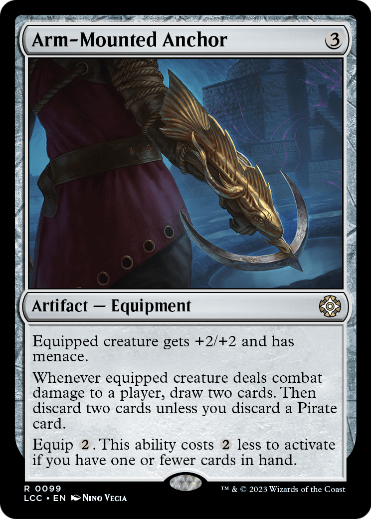 Arm-Mounted Anchor (LCC-099) [The Lost Caverns of Ixalan Commander]