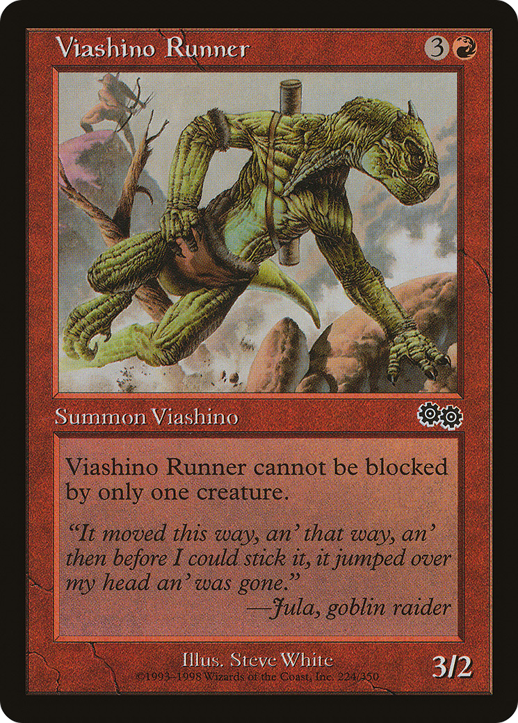 Viashino Runner (USG-224) [Urza's Saga]