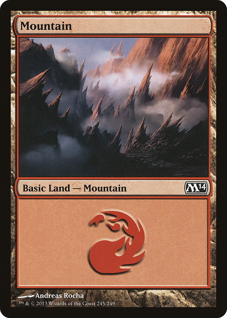 Mountain (M14-245) [Magic 2014] Foil