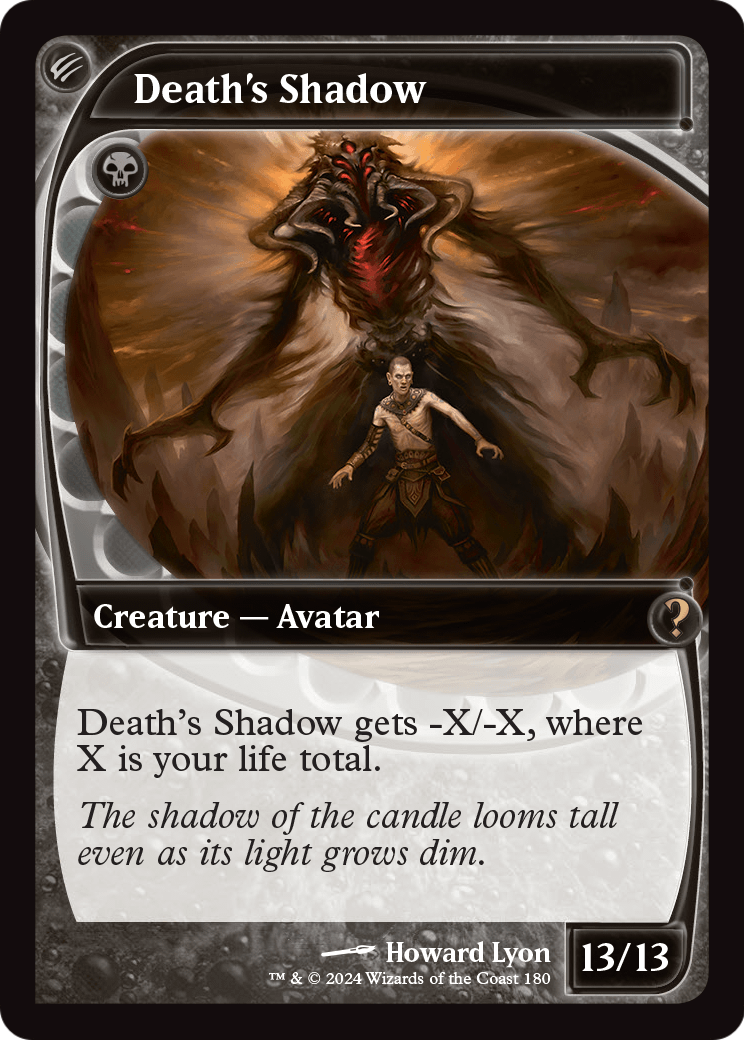 Death's Shadow (Future Sight) (MB2-180) [Mystery Booster 2]