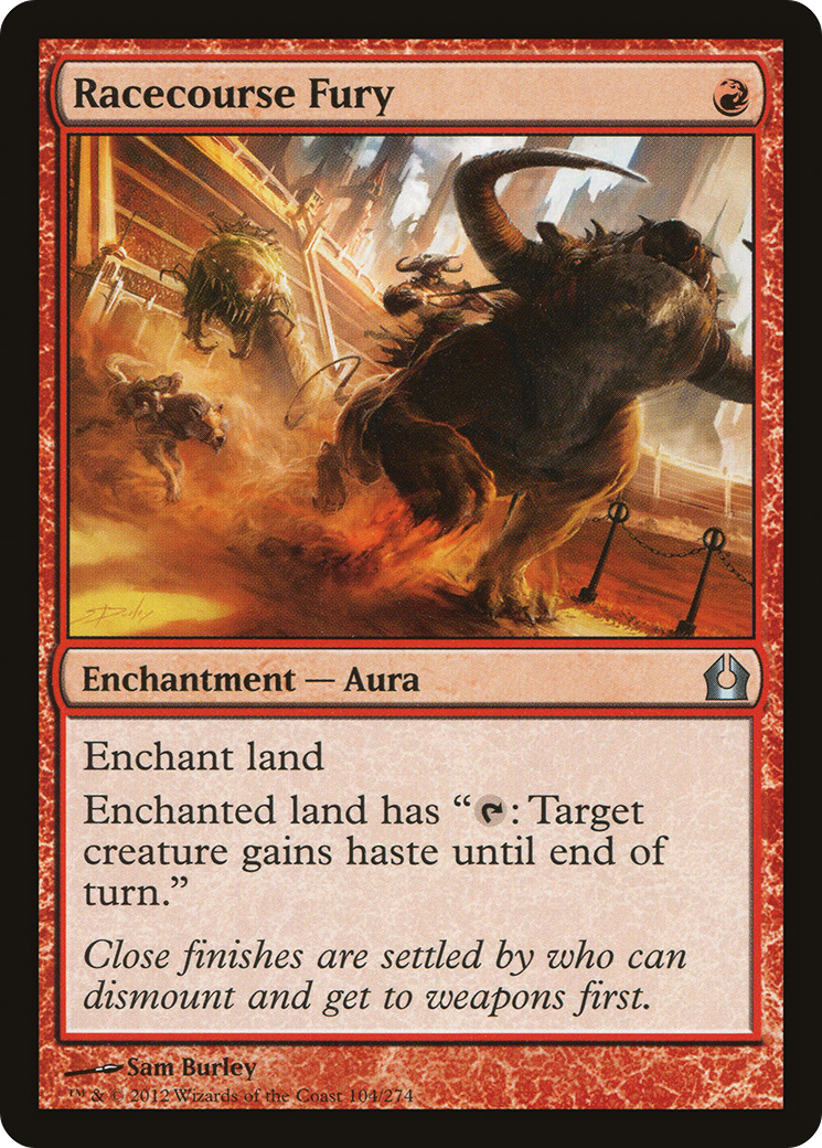 Racecourse Fury (RTR-104) [Return to Ravnica] Foil