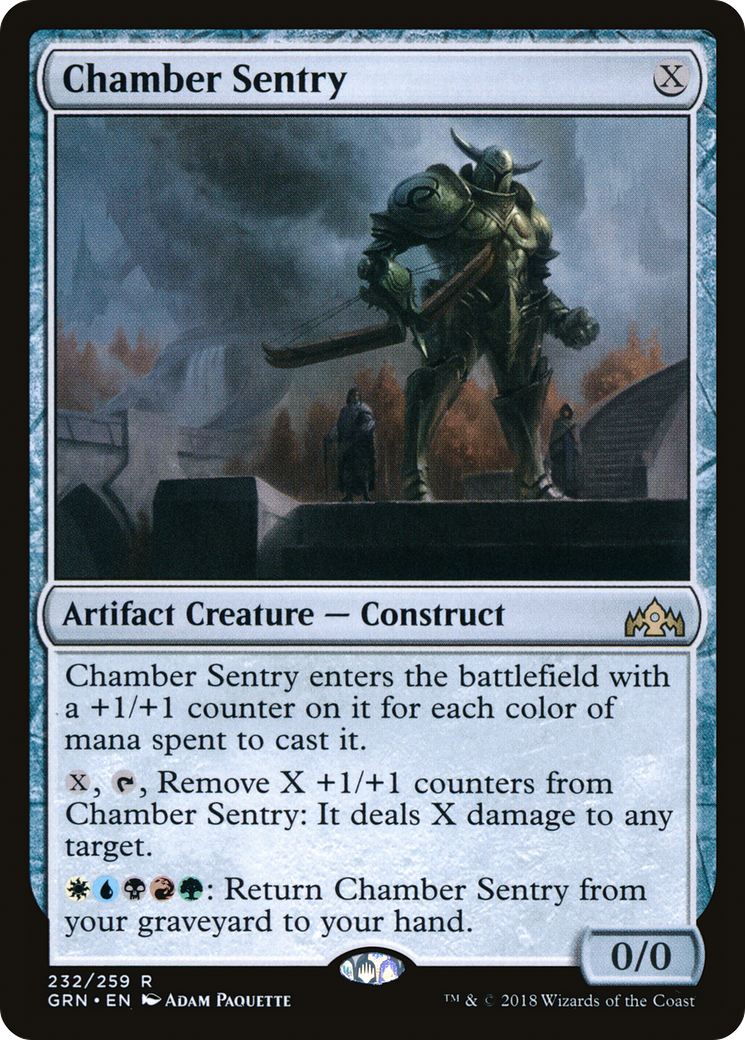 Chamber Sentry (GRN-232) [Guilds of Ravnica] Foil