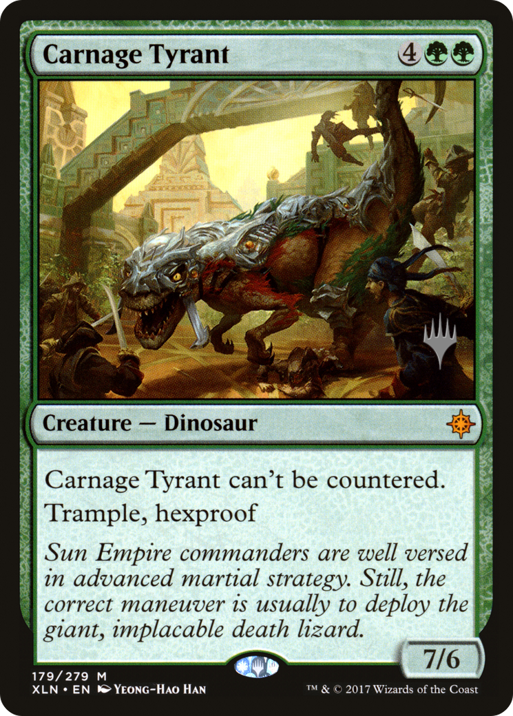 Carnage Tyrant (PPM20-179) [Promo Pack: Ixalan Promos] Foil