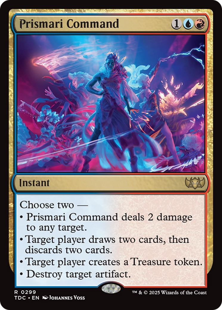 Prismari Command (TDC-299) [Commander: Tarkir: Dragonstorm]