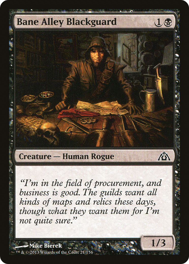 Bane Alley Blackguard (DGM-021) [Dragon's Maze] Foil