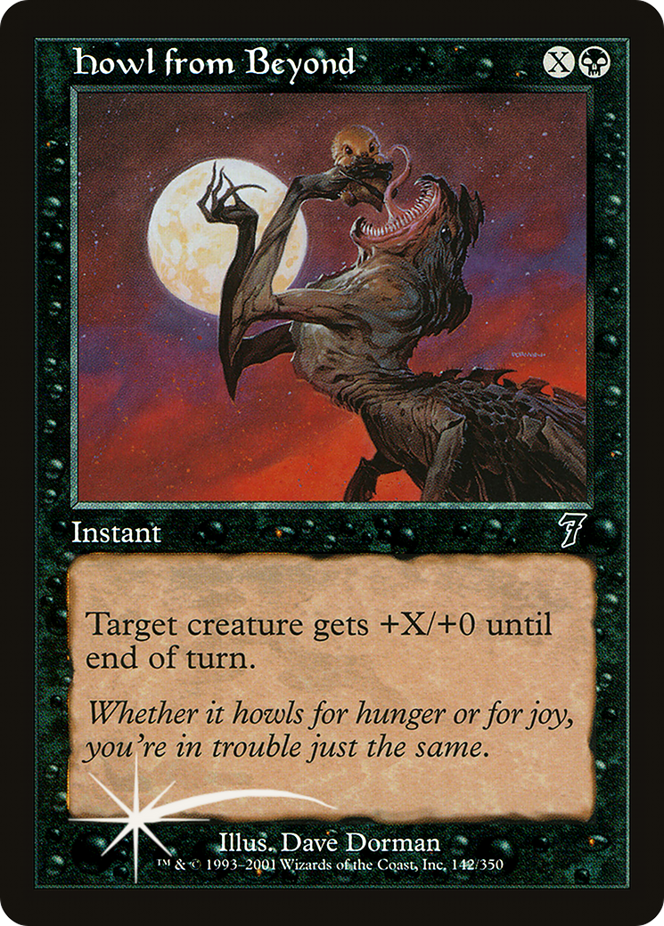 Howl from Beyond (7ED-142★) [7th Edition]