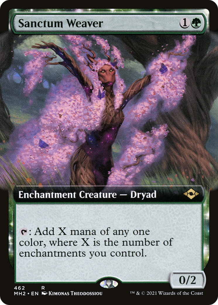 Sanctum Weaver (Extended Art) (MH2-462) [Modern Horizons 2] Foil