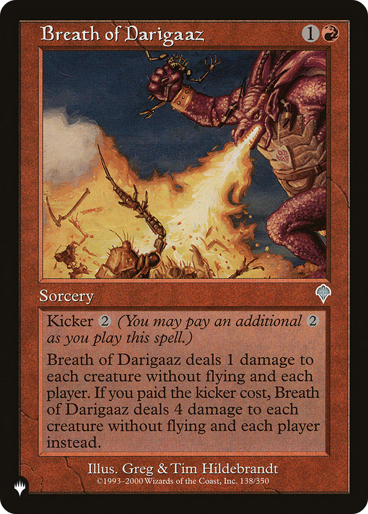 Breath of Darigaaz (LIST-INV-138) [The List]