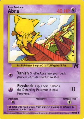 Abra (049/82) [Team Rocket] Unlimited - Common