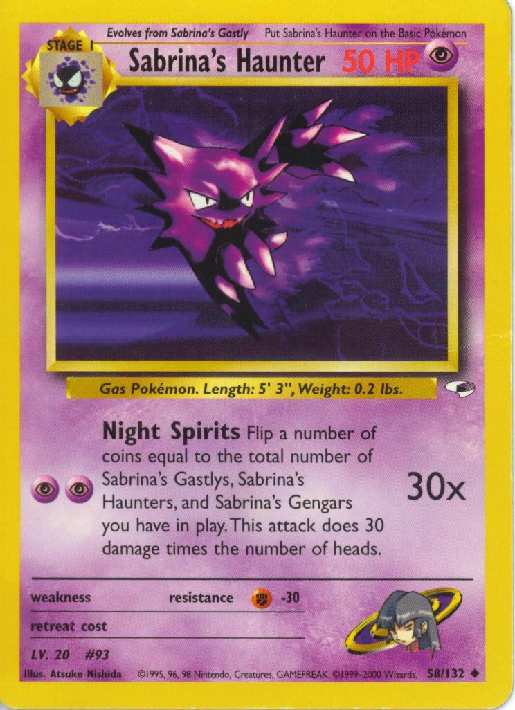 Sabrina's Haunter (058/132) [Gym Heroes] Unlimited - Uncommon