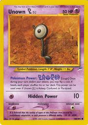 Unown [L] (086/105) [Neo Destiny] Unlimited - Common