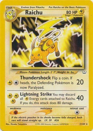 Raichu (021/64) [Neo Revelation] Unlimited - Rare