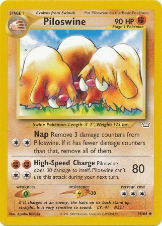 Piloswine (036/64) [Neo Revelation] Unlimited - Uncommon