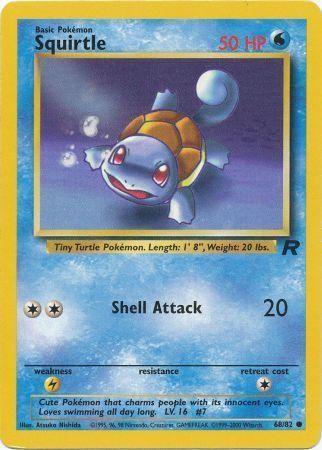 Squirtle (068/82) [Team Rocket] Unlimited - Common