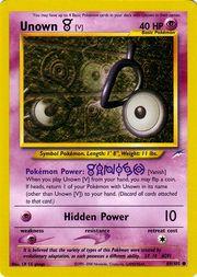 Unown [V] (089/105) [Neo Destiny] Unlimited - Common