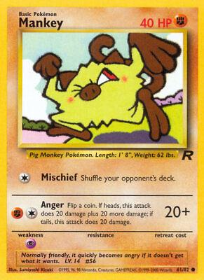 Mankey (061/82) [Team Rocket] Unlimited - Common