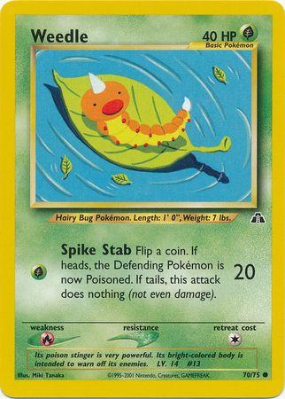 Weedle (070/75) [Neo Discovery] Unlimited - Common