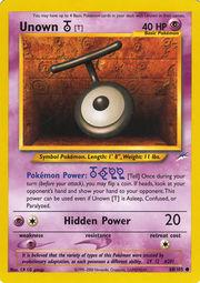 Unown [T] (088/105) [Neo Destiny] Unlimited - Common