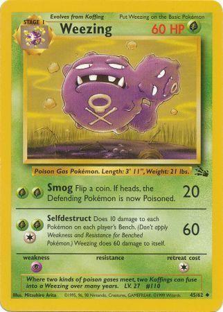 Weezing (045/62) [Fossil] Unlimited - Uncommon