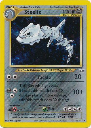 Steelix (015/111) [Neo Genesis] Unlimited Holofoil - Holo Rare