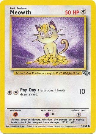 Meowth (056/64) [Jungle] Unlimited - Common
