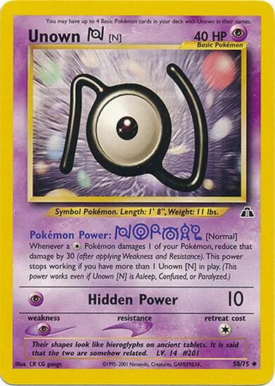 Unown [N] (050/75) [Neo Discovery] Unlimited - Uncommon