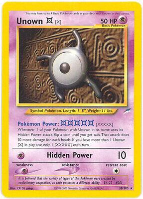 Unown [X] (30/105) [Neo Destiny] Unlimited - Rare