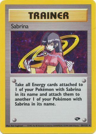 Sabrina (20/132) [Gym Challenge] Unlimited Holofoil - Holo Rare