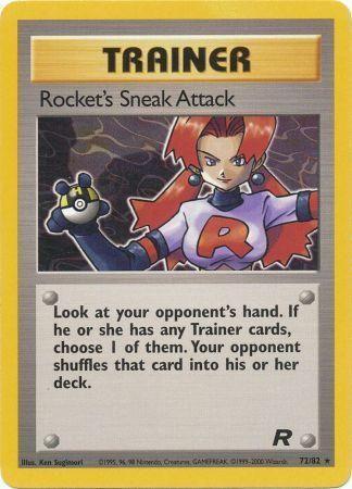 Rocket's Sneak Attack (072/82) [Team Rocket] Unlimited - Rare