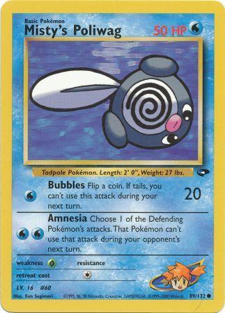 Misty's Poliwag (089/132) [Gym Challenge] Unlimited - Common