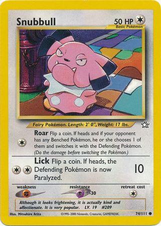 Snubbull (074/111) [Neo Genesis] Unlimited - Common