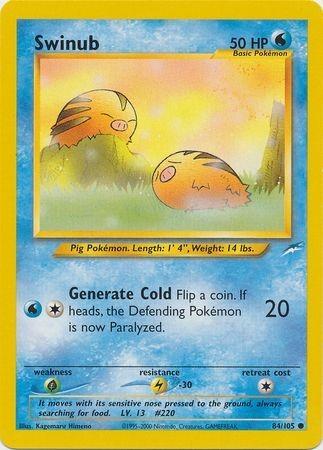 Swinub (084/105) [Neo Destiny] Unlimited - Common