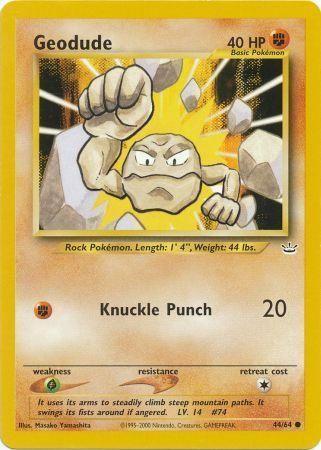 Geodude (044/64) [Neo Revelation] Unlimited - Common
