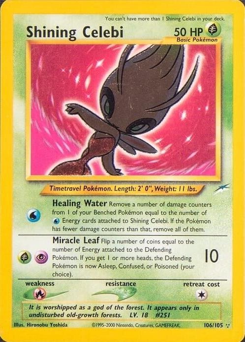 Shining Celebi (106/105) [Neo Destiny] Unlimited Holofoil - Secret Rare