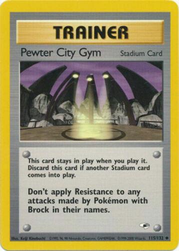 Pewter City Gym (115/132) [Gym Heroes] Unlimited - Uncommon